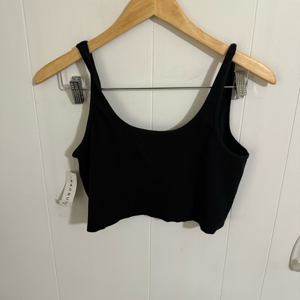 PacSun Classic Black Crop Top